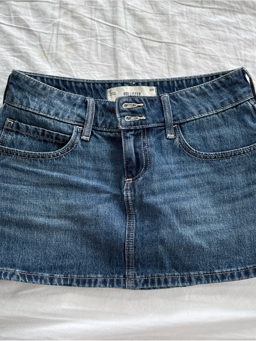 Hollister Denim Mini Skort